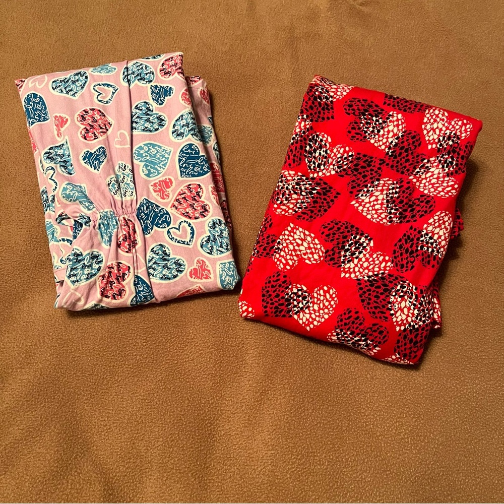 Nursing Scrubs Tops, Valentine Hearts 2X